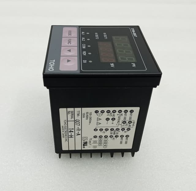 Toho TTM-007 Digital Temperature Controller TTM-007-R-A 100-240VAC 50/60HZ 10VA