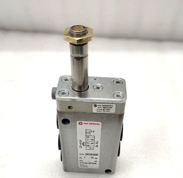 IMI Norgren Herion 2636000 Pneumatic Solenoid Valve 5/2 Way 1 - 10 bar