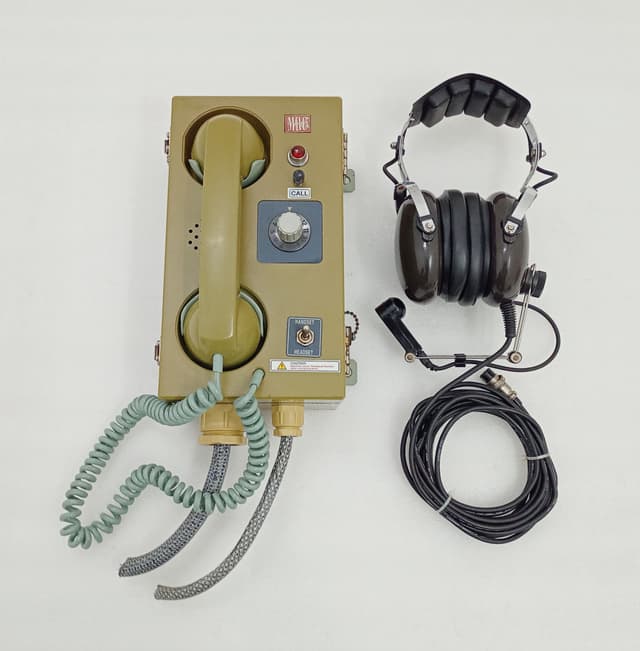 MRC LC-614G Marine Interphone Common Battery Telephone w MRC MR-2000 Headset Set