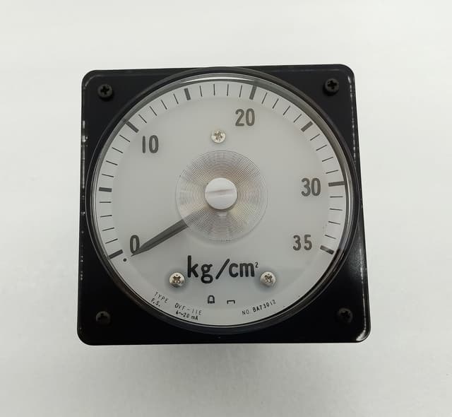 Toyo Keiki 0-35 kg/cm² Pressure Indicator Gauge DVF-11E 4–20 mA NO. BA73012 220V