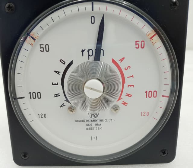 Nunotani Keiki F.O. Pump Mark Indicator w/ Tamagawa Seiki TS 5N2E12 Sync Motor