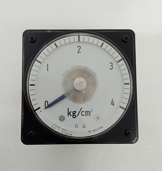 Toyo Keiki 0-4 kgcm² Pressure Indicator Gauge DVF-11 4–20 mA NO. BA627184