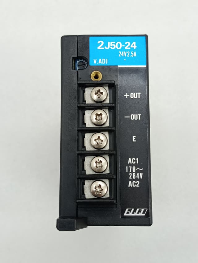 ELCO 2J50-24 Switching Power Supply 24V 2.5A / AC1 170~264V AC2 ELCO 2pc LOT