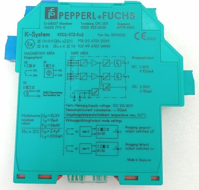 Pepperl Fuchs KFD2-ST2-Ex2 Switch Amplifier 3pcs Lot Sell