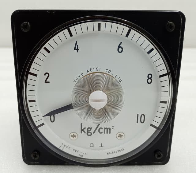Toyo Keiki 0-10 kgcm² Pressure Indicator Gauge DVF-11 4–20 mA NO. BA60628