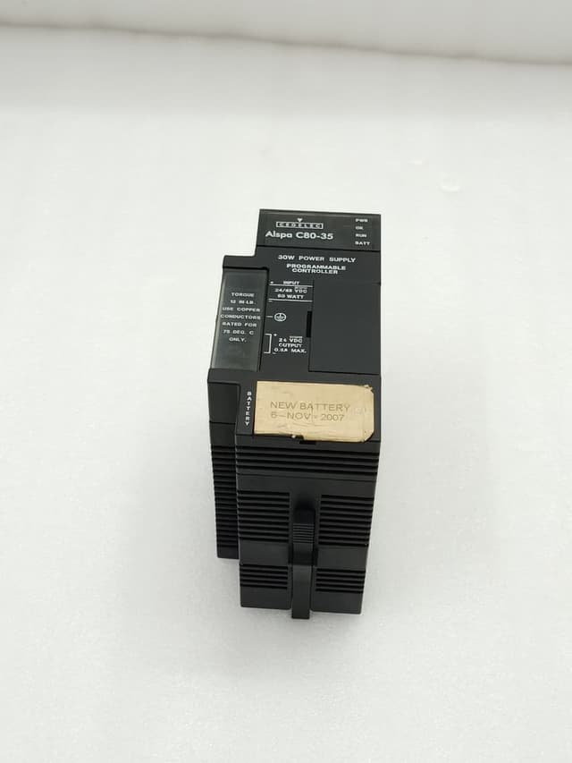 Cegelec Alspa C80-35 programmable controller power supply module ( body broken )