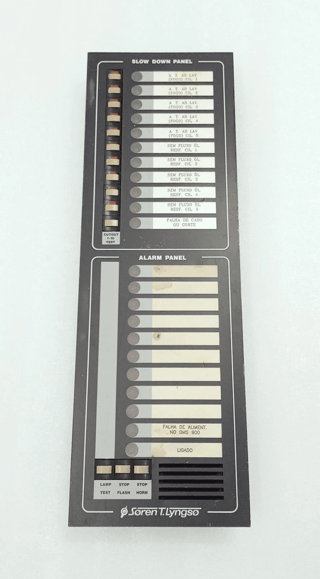 Soren T. Lyngso Type 900366210 V01 Alram Panel and Slow Down Panel