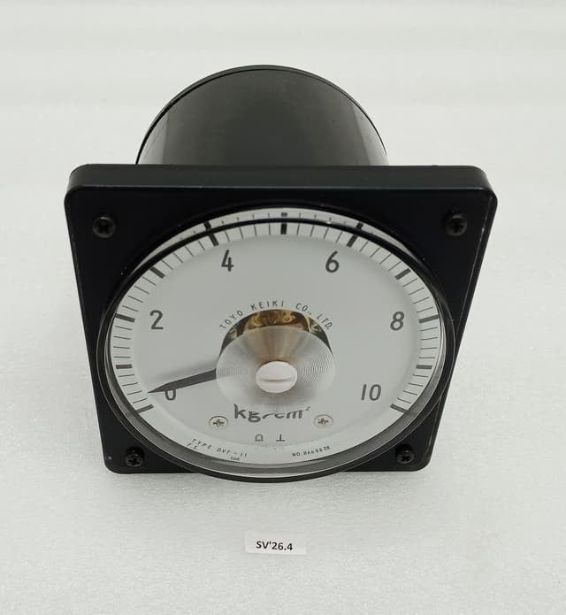 Toyo Keiki 0-10 kgcm² Pressure Indicator Gauge DVF-11 4–20 mA NO. BA60628