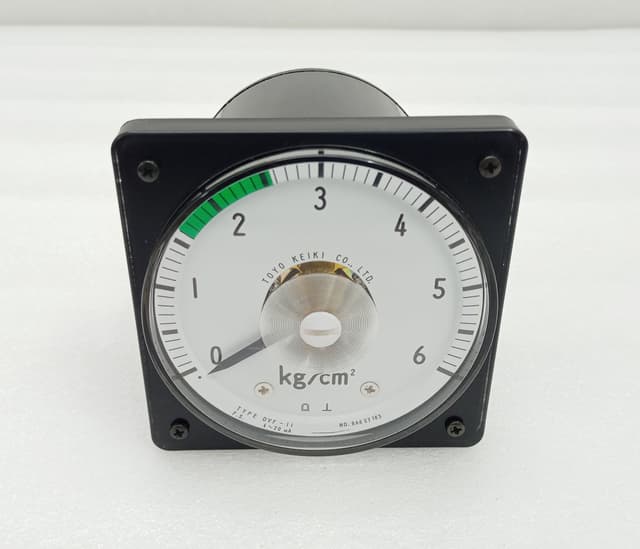 Toyo Keiki 0-6 kg/cm² Pressure Indicator Gauge DVF-11 4–20 mA NO. BA627183