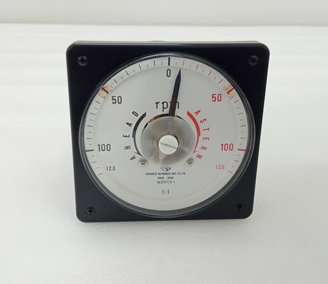 Nunotani Keiki F.O. Pump Mark Indicator w/ Tamagawa Seiki TS 5N2E12 Sync Motor