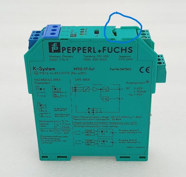 Pepperl+Fuchs KFD2-ST-Ex1 Isolation Amplifier 34786S 40V DC 100mA