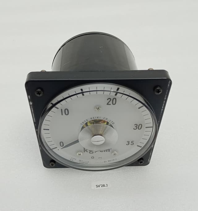 Toyo Keiki 0-35 kg/cm² Pressure Indicator Gauge DVF-11E 4–20 mA NO. BA73012 220V