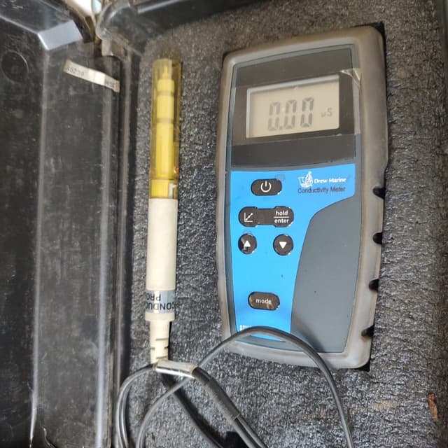 Drew Marine Conductivity Meter with Electrode