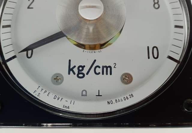 Toyo Keiki 0-10 kgcm² Pressure Indicator Gauge DVF-11 4–20 mA NO. BA60628
