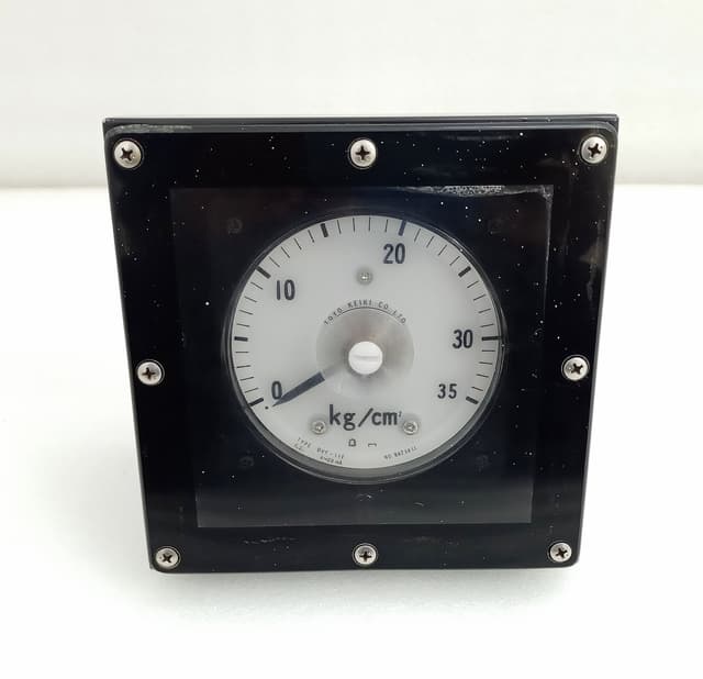 Toyo Keiki 0-35 kgcm² Pressure Indicator Gauge DVF-11E 4–20 mA NO. BA73011 220V