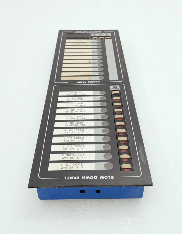 Soren T. Lyngso Type 900366210 V01 Alram Panel and Slow Down Panel