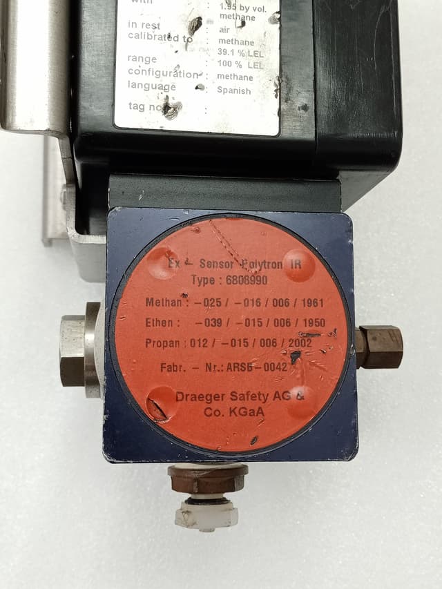 Drager 8316053 Polytron IR EX Gas Detector with Drager 6808990 Ex IR Gas Sensor