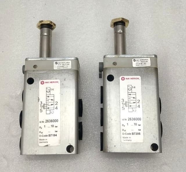 IMI Norgren Herion 2636000 Pneumatic Solenoid Valve 5/2 Way 1 - 10 bar