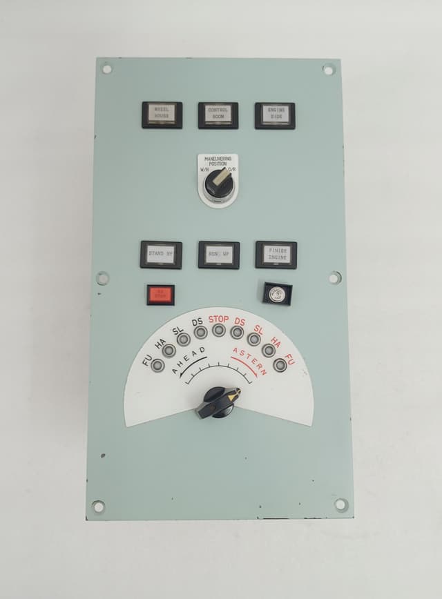 Mitsui BMS-1500 Marine Engine Control Panel /Machine No. E-7984 NV Type NOA-3720