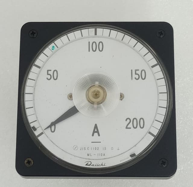 Daiichi Keiki 0-200 DC AMMETER / Daiichi Keiki