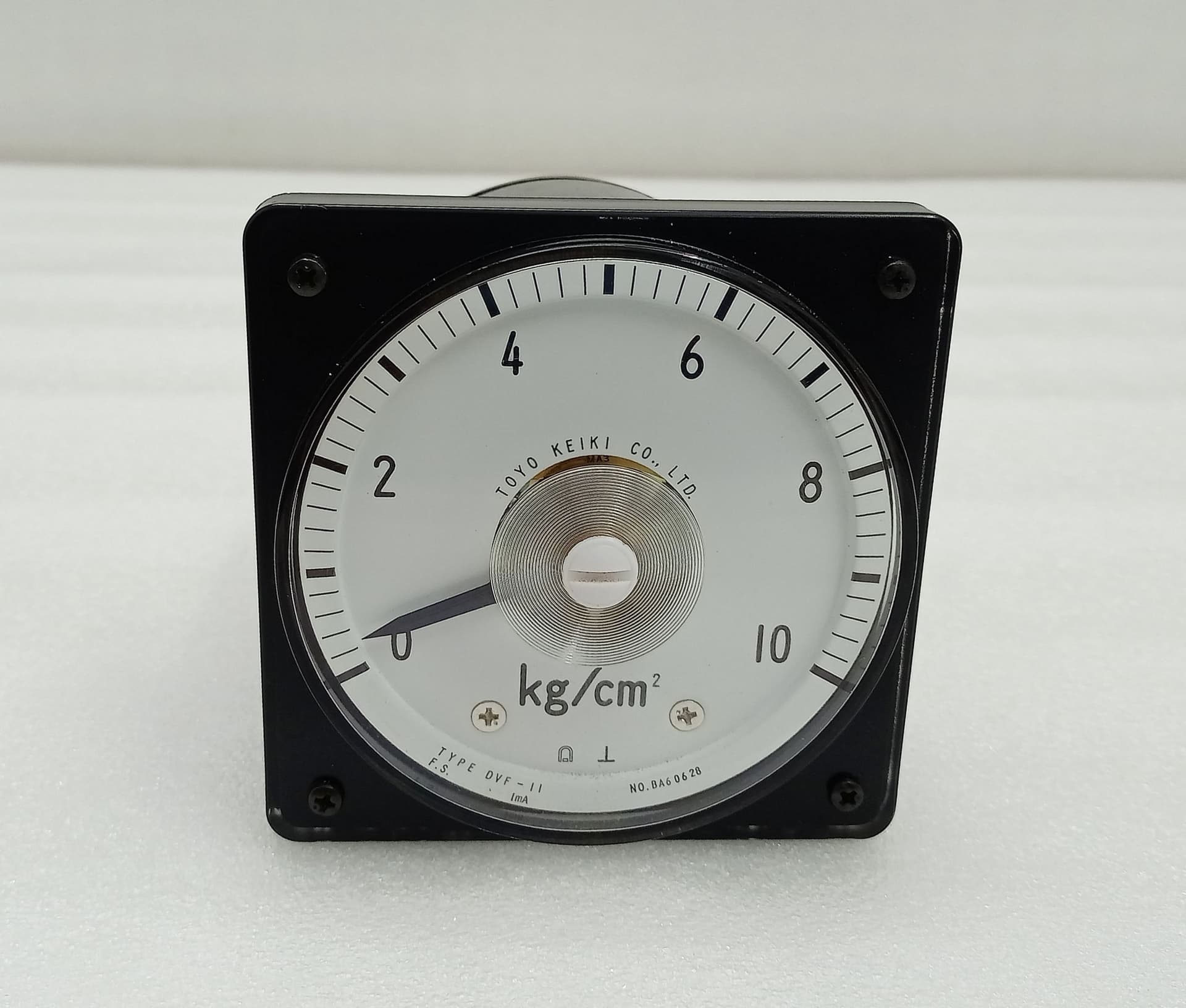 Toyo Keiki 0-10 kgcm² Pressure Indicator Gauge DVF-11 4–20 mA NO. BA60628