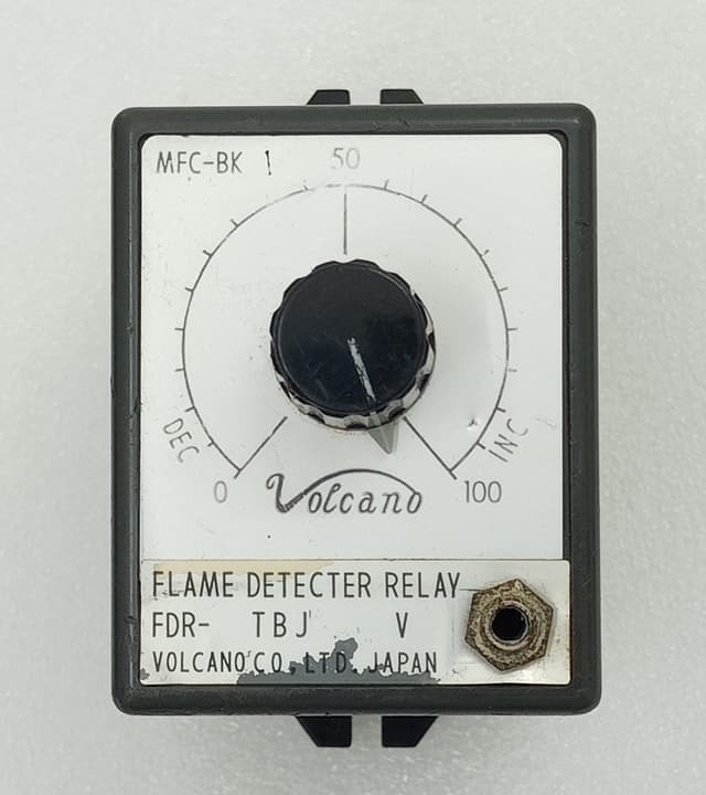 Volcano MFC-BK Flame Detector Relay FDR-TBJ V / 0 to 100 DEC - INC