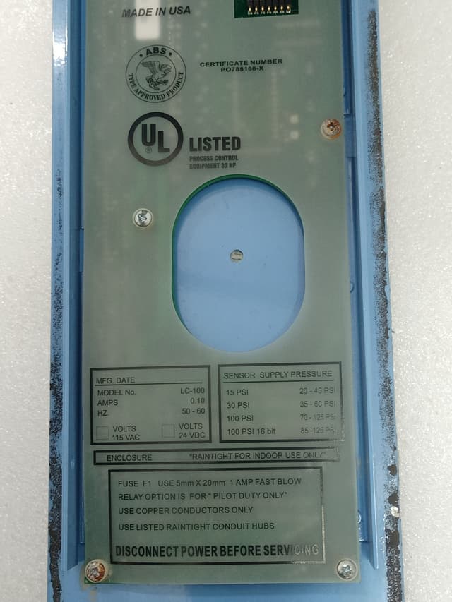 TMS LEVELCom 100 LC-100 Liquid Level Computer / Technical Marine Service LC-100